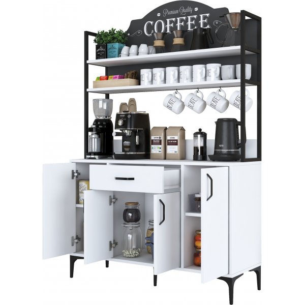 Jericho skap 130 - Hvit Jericho skap 130 - Hvit