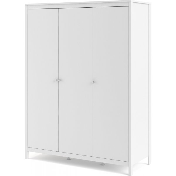Madrid garderobe med 3 dører - Hvit Madrid garderobe med 3 dører - Hvit