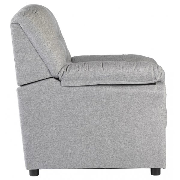 Vera lenestol i grått stoff + Tekstilrens for møbler Vera lenestol i grått stoff + Tekstilrens for møbler