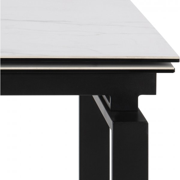 Huddersfield spisebord 120-200 cm - Hvit