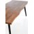 Horst spisebord 120-180 x 80 cm - Eik/sort