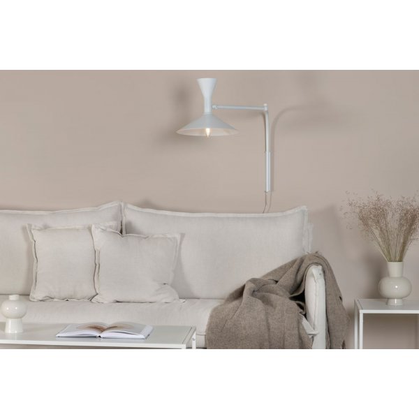 Strängnäs vegglampe - Hvit Strängnäs vegglampe - Hvit