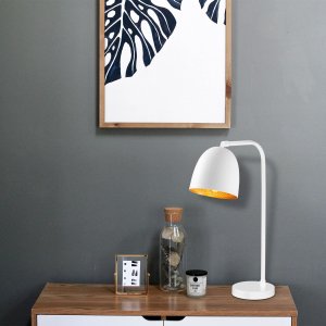 Tattoo bordlampe - Hvit