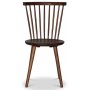 Sintorp spisegruppe, rundt spisebord 115 cm inkludert 4 stk. Castor pinnestoler i valntt  Brun marmor (Laminat)