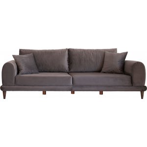 Nero 3-seters sofa - Mrkegr flyel