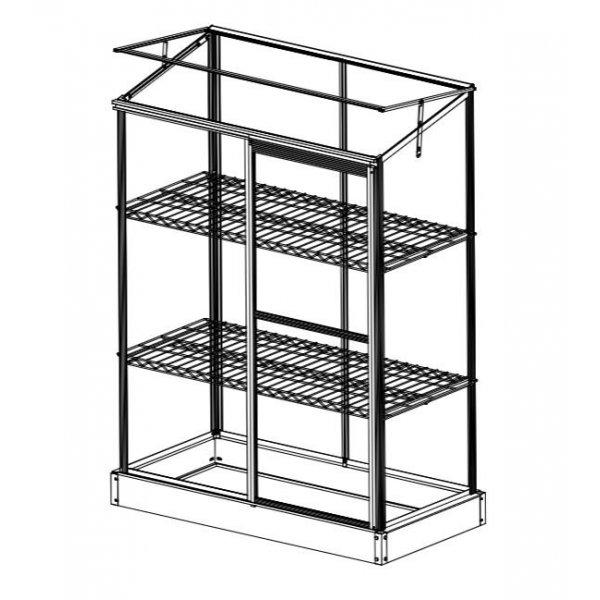 Minidrivhus Lean - 1,5 m² + Minidrivhus Lean - 1,5 m² +
