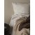 Cia sengeteppe dobbelt 260 x 260 cm - Mrkebrun flyel