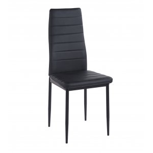 Iris-stol i svart PU Iris-stol i svart PU
