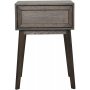 Isak nattbord - Brun eikefiner