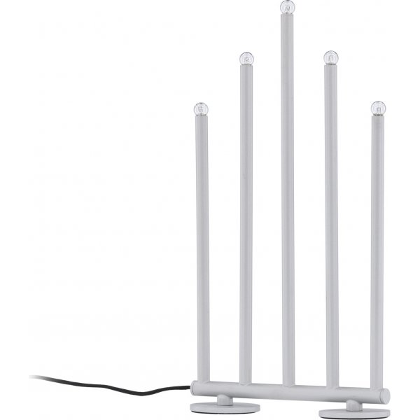 Björnfjället lysestake 22 x 42 cm - Sort/Sølv Björnfjället lysestake 22 x 42 cm - Sort/Sølv