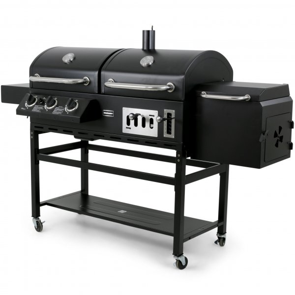 Kombinert kull- og gassgrill med røyker | Cleveland Kombinert kull- og gassgrill med røyker | Cleveland