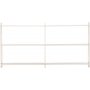 Lyon vegghylle 63 x 122 cm - Beige