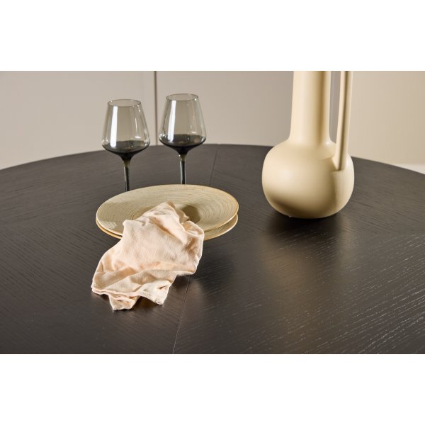 Strada spisebord 120-170 x 120 cm - Sort Strada spisebord 120-170 x 120 cm - Sort