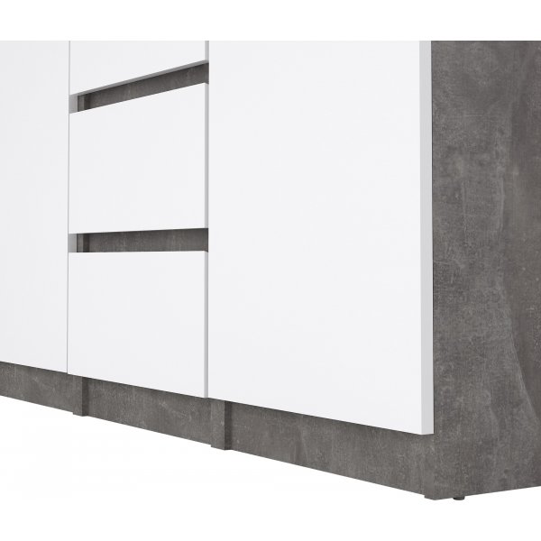 Naia skjenk - Betong/hvit Naia skjenk - Betong/hvit