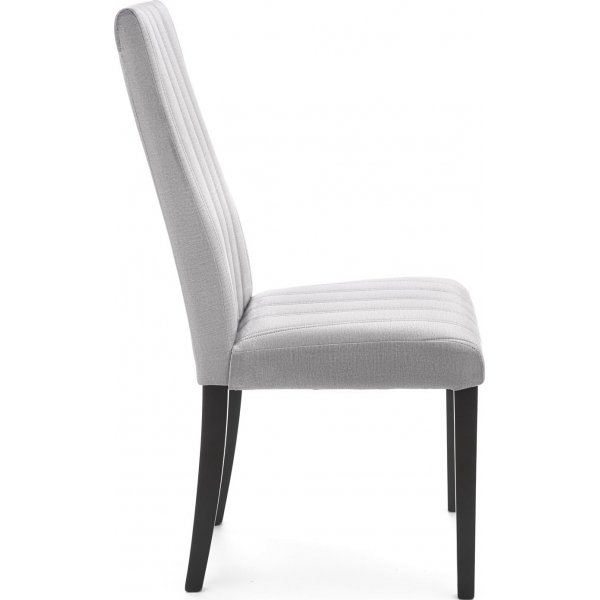 Stol Heather - Lys gr� fl�yel & svart