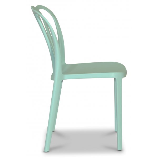 Bally spisestol stabelbar - Mintgrønn (Plast) Bally spisestol stabelbar - Mintgrønn (Plast)