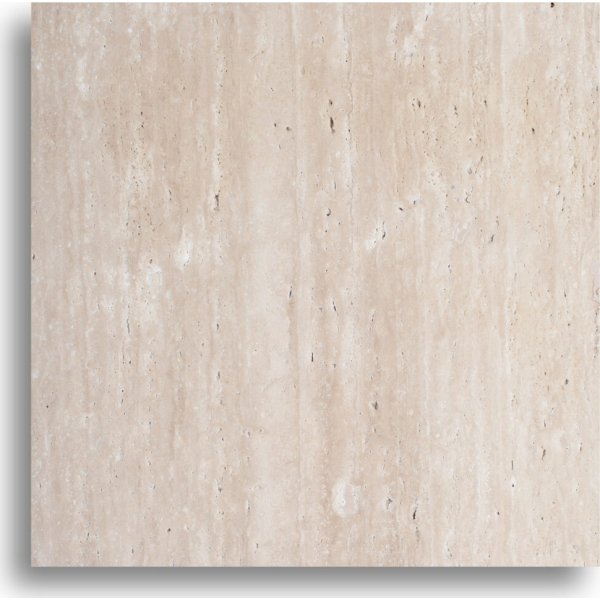 Bordplate travertin 90 x 90 cm Bordplate travertin 90 x 90 cm
