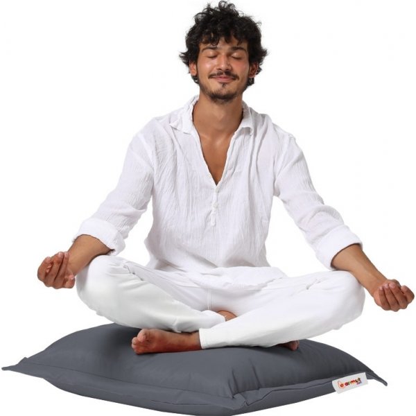 Pute puff - Grå Pute puff - Grå