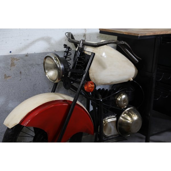 Glider motorsykkel barbord/bardisk - Metall/mango Glider motorsykkel barbord/bardisk - Metall/mango