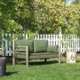 Kappis 2-seters utesofa - Brun/grnn