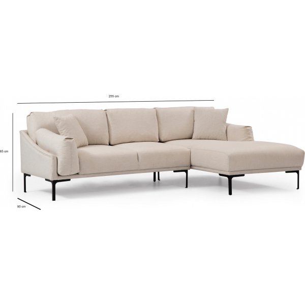 Leo divansofa - Krem Leo divansofa - Krem
