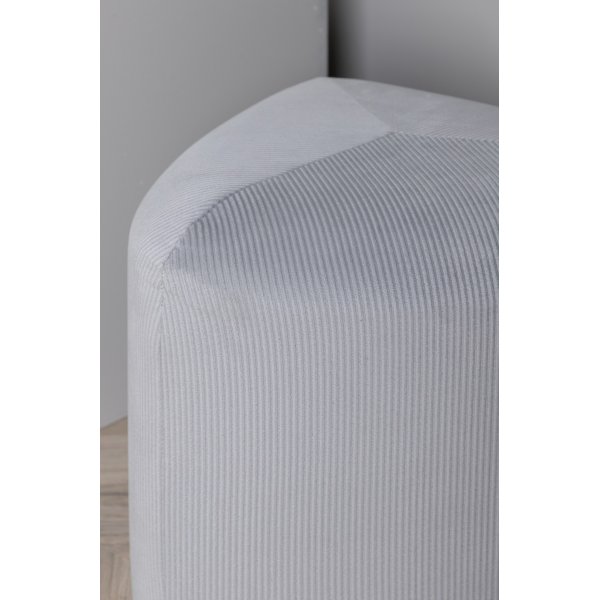 Tee sittepuff - Grå kordfløyel Tee sittepuff - Grå kordfløyel