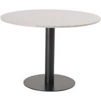 Spisebord Basebox ø106 cm - Svart / Grå Terrazzo Spisebord Basebox ø106 cm - Svart / Grå Terrazzo