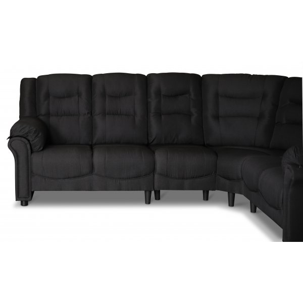 Peking hjrnesofa - Sort + Flekkfjerner for mbler