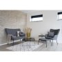Glasgow 2-seters sofa - Gr / svart