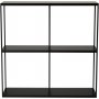 Saladin vegghylle 2x2 - Svart
