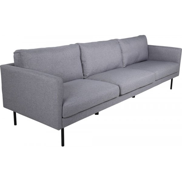Eden 3-seter sofa B262 cm - Grått stoff + Tekstilrens for møbler Eden 3-seter sofa B262 cm - Grått stoff + Tekstilrens for møbler