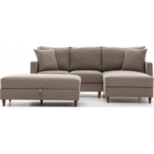 Eca divan sofa hyre - Kremhvit