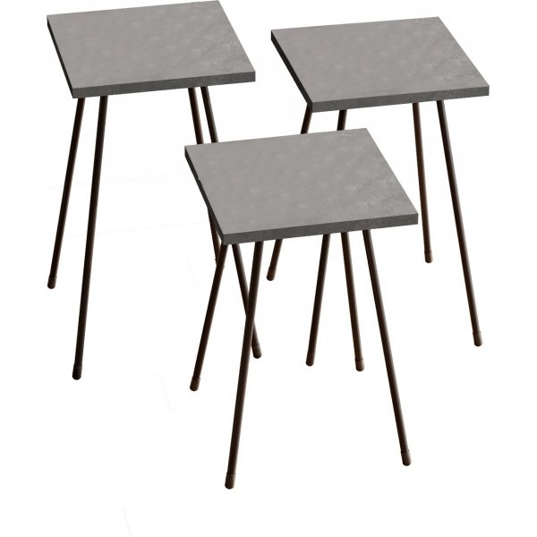 Luiz bord 29 x 29 cm - Gr/svart