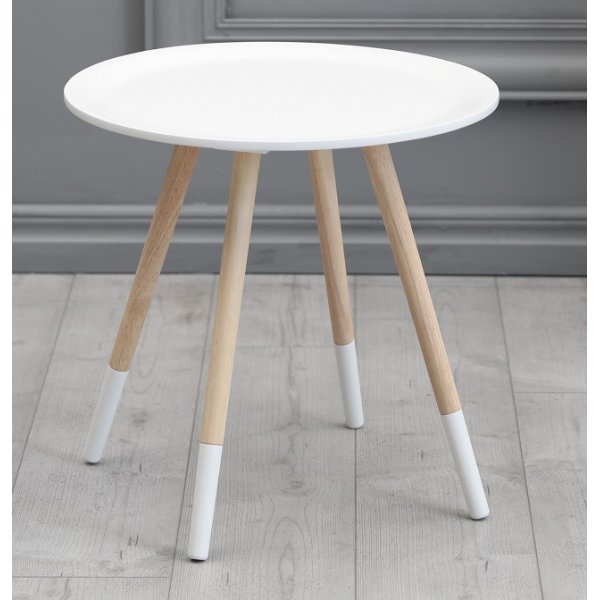 Oslo lampebord - Hvit/lys eik Oslo lampebord - Hvit/lys eik