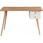 Balbina skrivebord - Furu/hvit