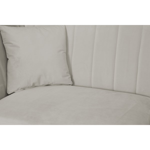 Sofa Arvika - Beige fløyel | 195 cm Sofa Arvika - Beige fløyel | 195 cm