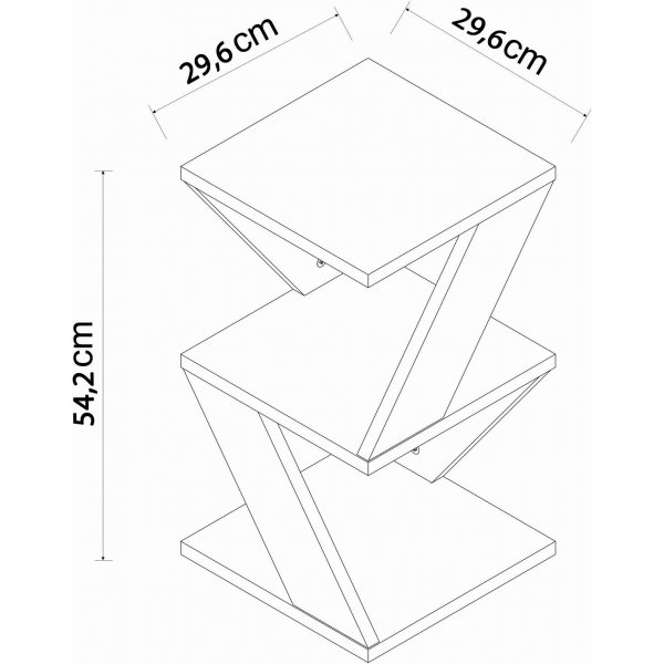 Albeni sidebord - Furu