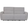 Elektrisk lenestol 3-seters sofa - Lys boucl