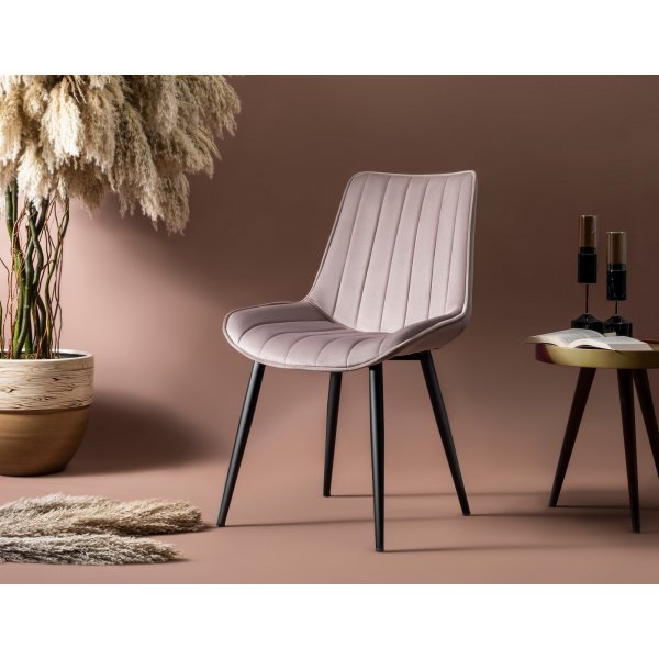 Venus spisestuestolsett - Krem/svart Venus spisestuestolsett - Krem/svart