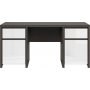Kaspisk skrivebord 160 x 65 cm - Wenge/hvit