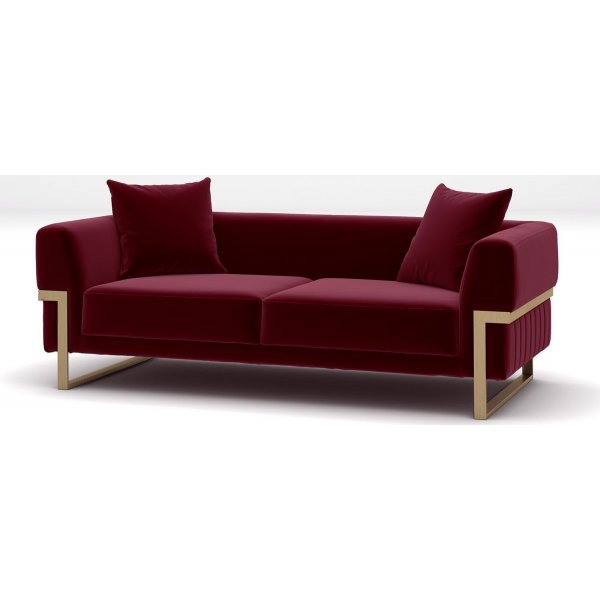 Magenta 2-seters sofa - Rød Magenta 2-seters sofa - Rød