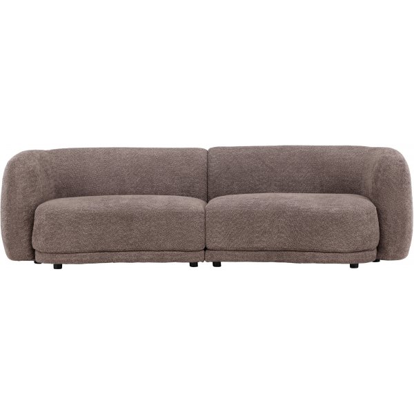 Cielo 3-seters sofa - Brun boucle Cielo 3-seters sofa - Brun boucle