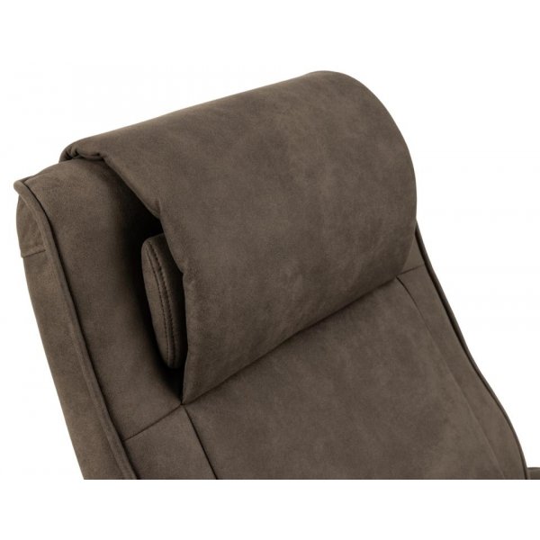 Hayes hvilestol med fotskammel - grå Hayes hvilestol med fotskammel - grå