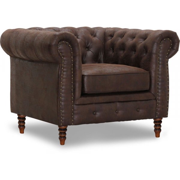 Chesterfield Cambridge Lenestol - Vintage stoff
