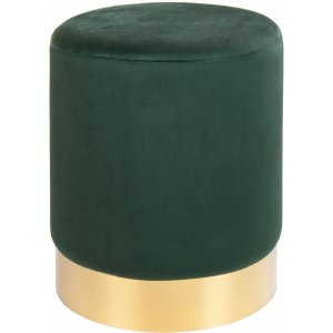 Gamby sittepuff - Grønn/messing + Flekkfjerner for møbler Gamby sittepuff - Grønn/messing + Flekkfjerner for møbler