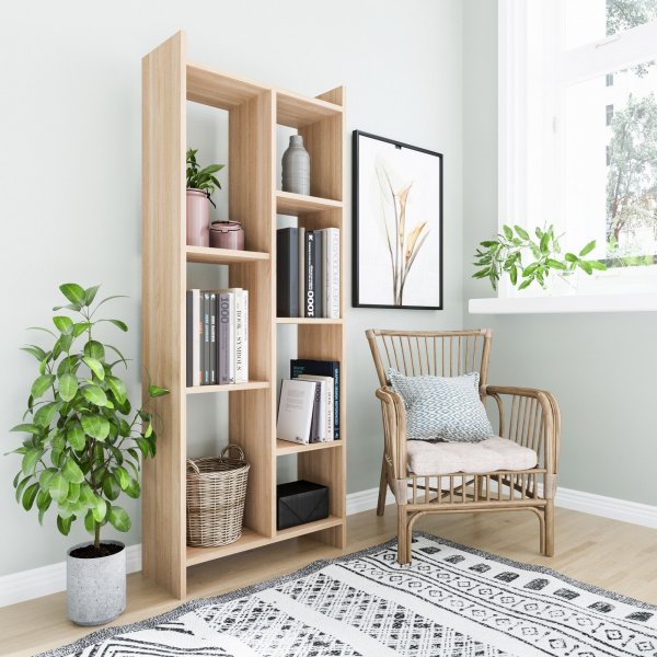 Eden bokhylle - Eik