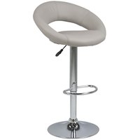 Liverpool barstol - Gråbeige/krom Liverpool barstol - Gråbeige/krom