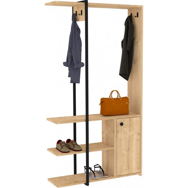 Kumsal hallmøbler - Safir/svart Kumsal hallmøbler - Safir/svart