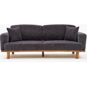 Reims 3-seters sofa - Antrasitt