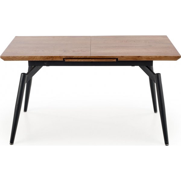 Mishi spisebord 140-180 cm - Eik/sort